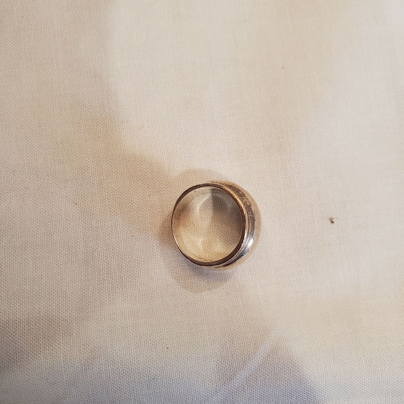 Size 6 Sterling Silver Dome Ring - Picture 2 of 7